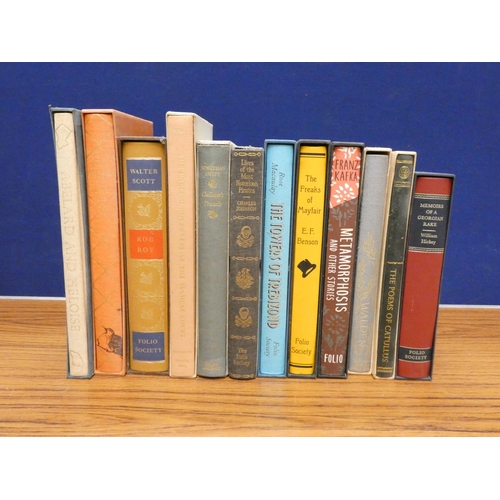 131 - FOLIO SOCIETY.  12 various vols. in slip cases.