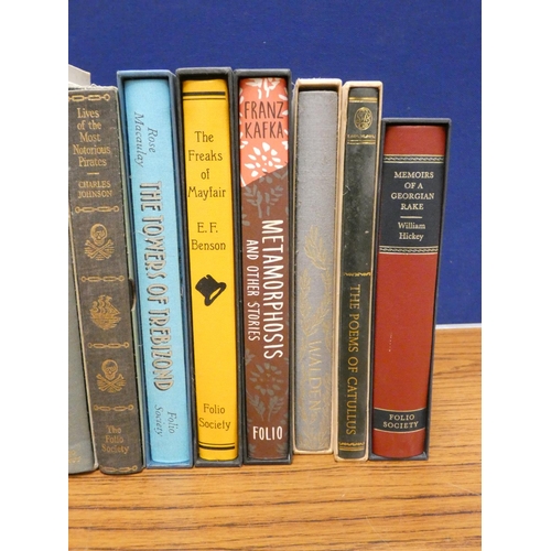 131 - FOLIO SOCIETY.  12 various vols. in slip cases.