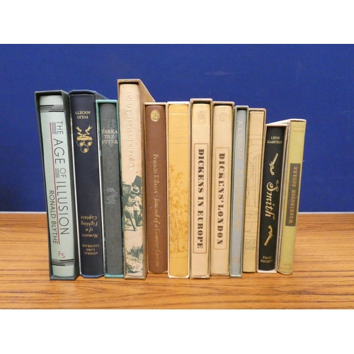 132 - FOLIO SOCIETY.  12 various vols. in slip cases.