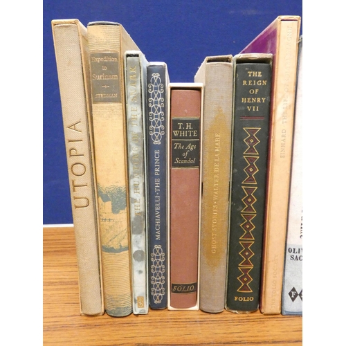 133 - FOLIO SOCIETY.  12 various vols. in slip cases.