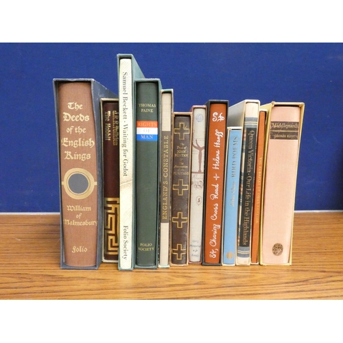 134 - FOLIO SOCIETY.  12 various vols. in slip cases.