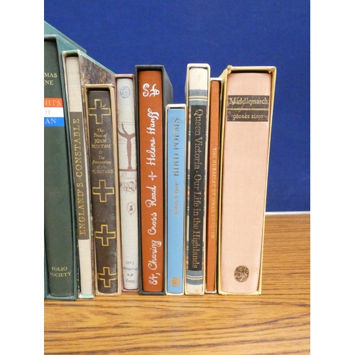 134 - FOLIO SOCIETY.  12 various vols. in slip cases.