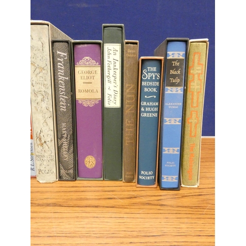 135 - FOLIO SOCIETY.  12 various vols. in slip cases.