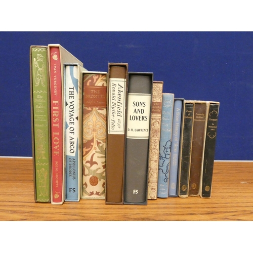 136 - FOLIO SOCIETY.  12 various vols. in slip cases.