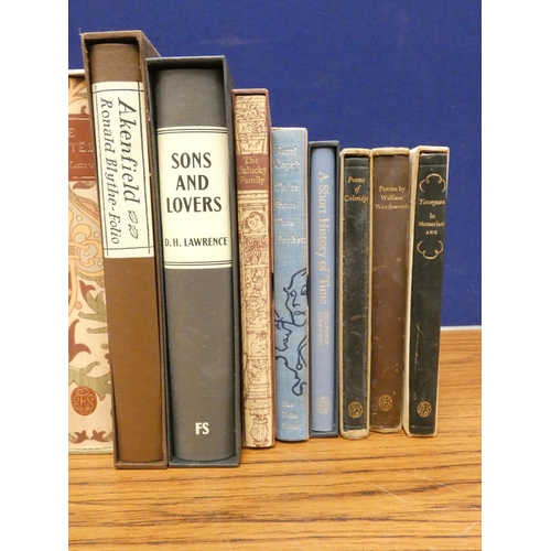 136 - FOLIO SOCIETY.  12 various vols. in slip cases.