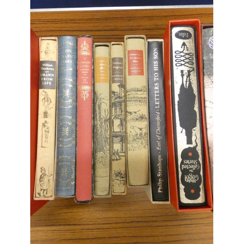 138 - FOLIO SOCIETY.  12 various vols. in slip cases.