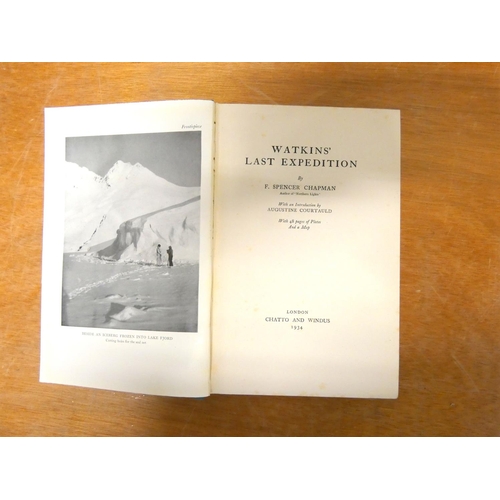 14 - Polar Exploration.  F. Spencer Chapman, Northern Lights, 1932; A. R. Glen & N. A. C. C... 