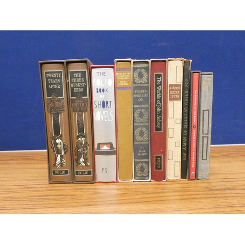 140 - FOLIO SOCIETY.  12 various vols. in slip cases.