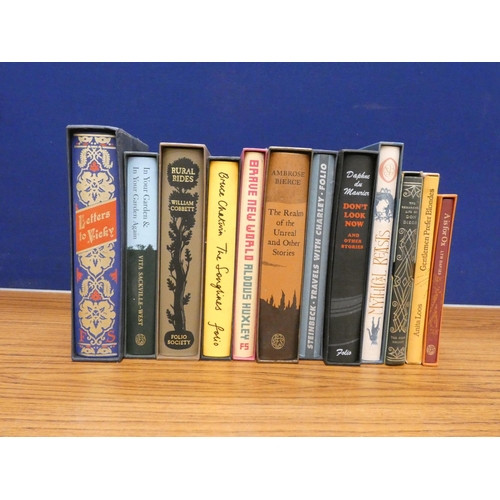 141 - FOLIO SOCIETY.  12 various vols. in slip cases.