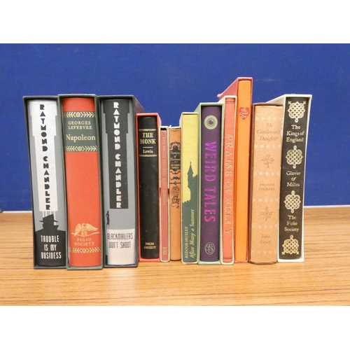 142 - FOLIO SOCIETY.  12 various vols. in slip cases.