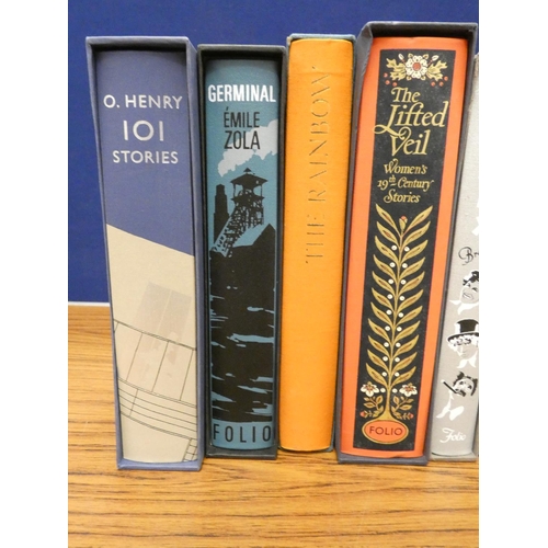 143 - FOLIO SOCIETY.  12 various vols. in slip cases.