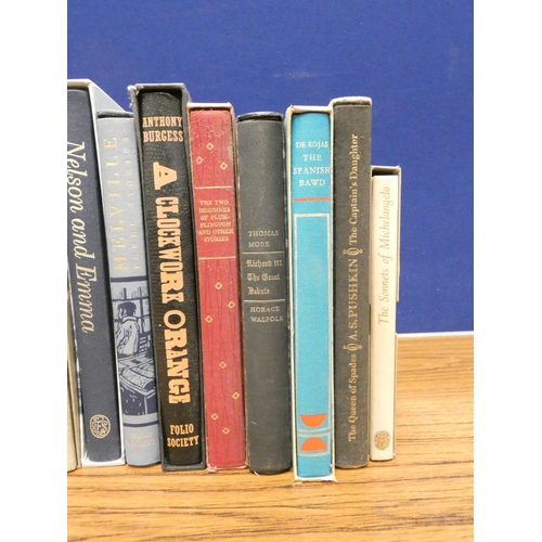 144 - FOLIO SOCIETY.  12 various vols. in slip cases.