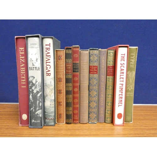 145 - FOLIO SOCIETY.  12 various vols. in slip cases.