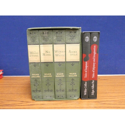 146 - FOLIO SOCIETY.   Wilkie Collins, Four Mysteries, in slip case; also another set in slip case.... 