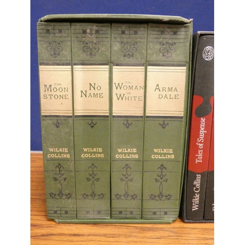 146 - FOLIO SOCIETY.   Wilkie Collins, Four Mysteries, in slip case; also another set in slip case.... 