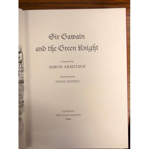 148 - FOLIO SOCIETY.   Sir Gawain & the Green Knight in slip case, & 3 others.  (4).... 