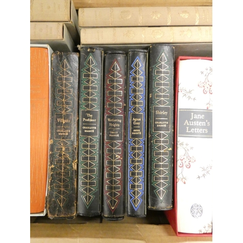 149 - FOLIO SOCIETY.   17 vols. in slip cases incl. Brontës & Jane Austen.