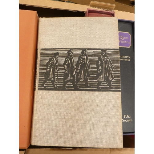 151 - FOLIO SOCIETY.   15 various vols. in slip cases, adhesions to backs of slip cases.