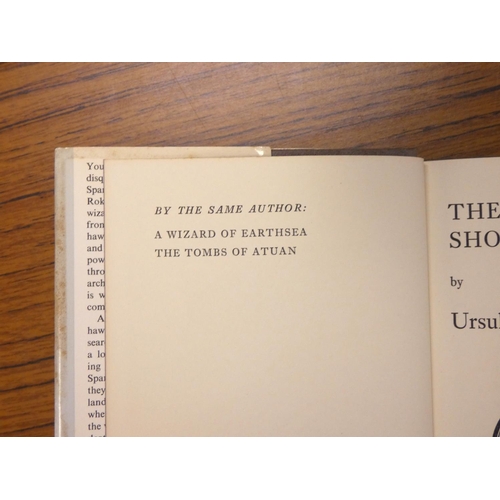 161 - LE GUIN URSULA.  Three UK 1st eds. in unclipped d.w's, A Wizard of Earthsea, 1971; The Tombs of Atua... 