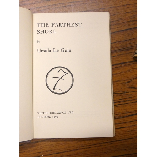 161 - LE GUIN URSULA.  Three UK 1st eds. in unclipped d.w's, A Wizard of Earthsea, 1971; The Tombs of Atua... 