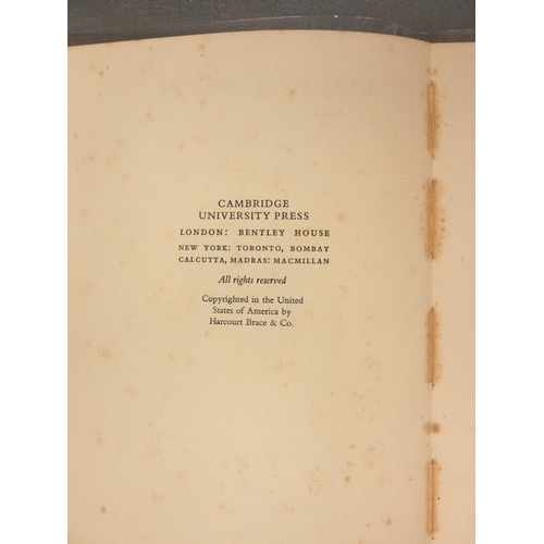 163 - WOOLF VIRGINIA.  The Essays. The set of 6 vols. Orig. blue cloth in d.w's. Hogarth Press, 1986-2011;... 