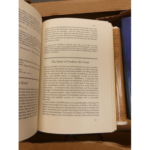 163 - WOOLF VIRGINIA.  The Essays. The set of 6 vols. Orig. blue cloth in d.w's. Hogarth Press, 1986-2011;... 