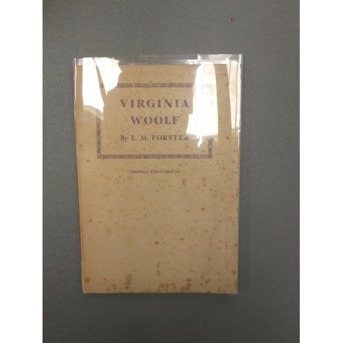 163 - WOOLF VIRGINIA.  The Essays. The set of 6 vols. Orig. blue cloth in d.w's. Hogarth Press, 1986-2011;... 