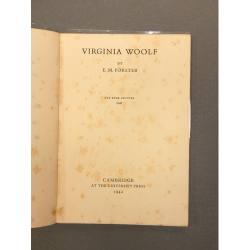 163 - WOOLF VIRGINIA.  The Essays. The set of 6 vols. Orig. blue cloth in d.w's. Hogarth Press, 1986-2011;... 