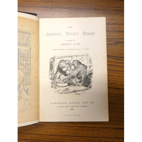 166 - LANG ANDREW.  The Green Fairy Book, 1911; The Blue Poetry Book, 1891; The True Story Book, 1894 &... 