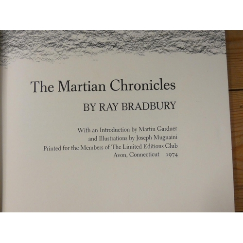 176 - BRADBURY RAY.  The Martian Chronicles. Ltd. ed. 384/2000 signed by the author & illustrator. Col... 