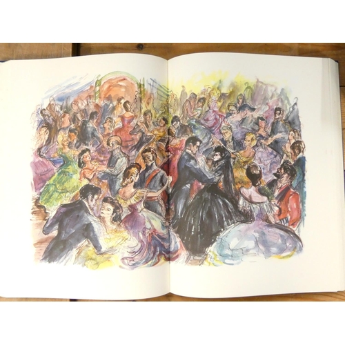 182 - MITCHELL MARGARET.  Gone With the Wind. 2 vols. Ltd. ed. 176/1500 signed by the illustrato... 