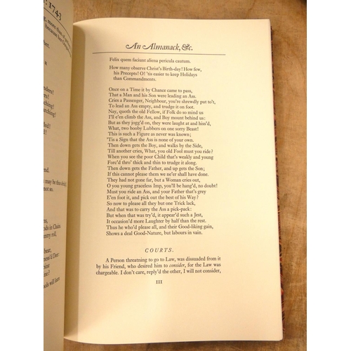 184 - SAUNDERS RICHARD.  Poor Richard, The Almanacks for the Years 1733-1758. Ltd. ed. 1133/1500 signed by... 