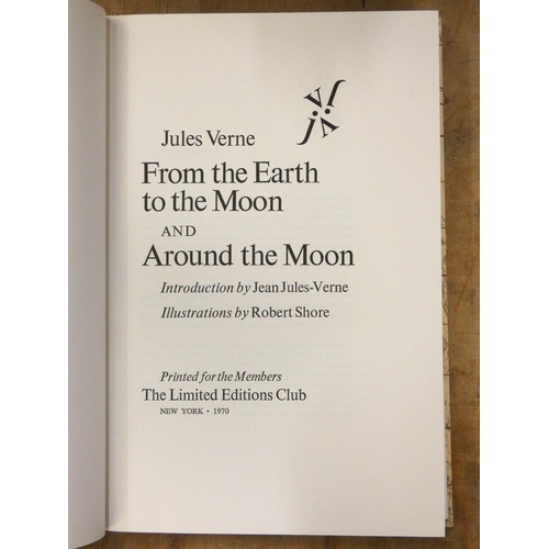 185 - VERNE JULES.  From the Earth to the Moon & Around the Moon. 2 vols. Ltd. ed. 267/1500.... 