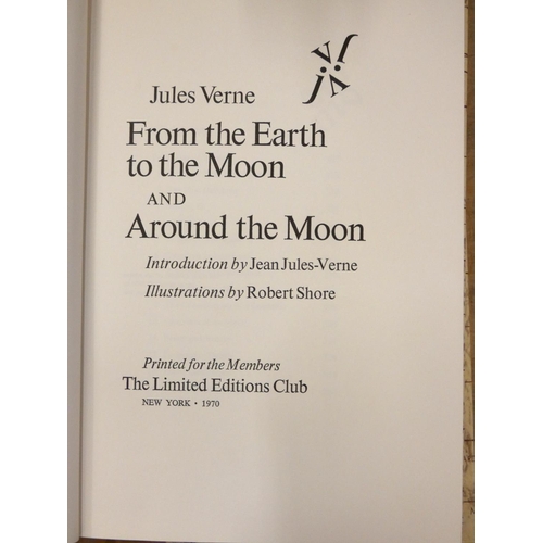 185 - VERNE JULES.  From the Earth to the Moon & Around the Moon. 2 vols. Ltd. ed. 267/1500.... 