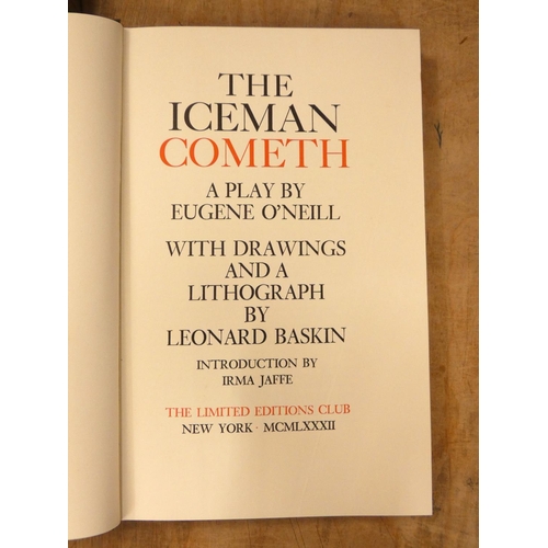 186 - O'NEILL EUGENE.  The Iceman Cometh. Ltd. ed. 1612/2000 signed by the illustrator Leonard B... 