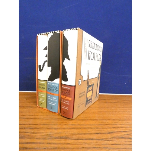 198 - KLINGER LESLIE S. (Ed).  The New Annotated Sherlock Holmes. 3 vols. in d.w's & slip ca... 