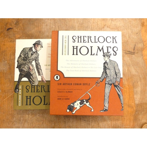 198 - KLINGER LESLIE S. (Ed).  The New Annotated Sherlock Holmes. 3 vols. in d.w's & slip ca... 