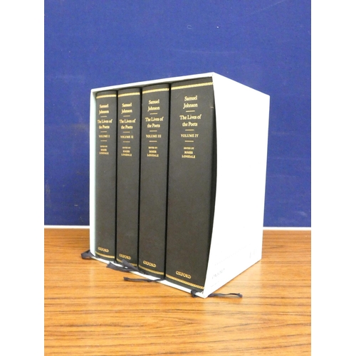 200 - JOHNSON SAMUEL.  The Lives of the Poets. 4 vols. in slip case. 2006.