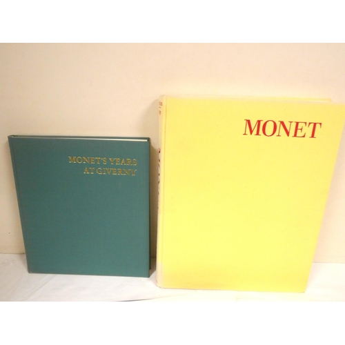 28 - MONET.  8 various vols. re. Claude Monet.