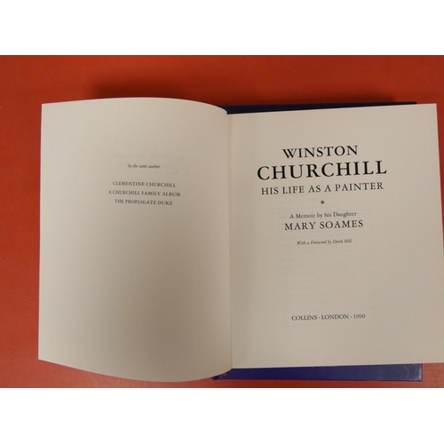 37 - CHURCHILL WINSTON S.  5 vols. re. Churchill's art.