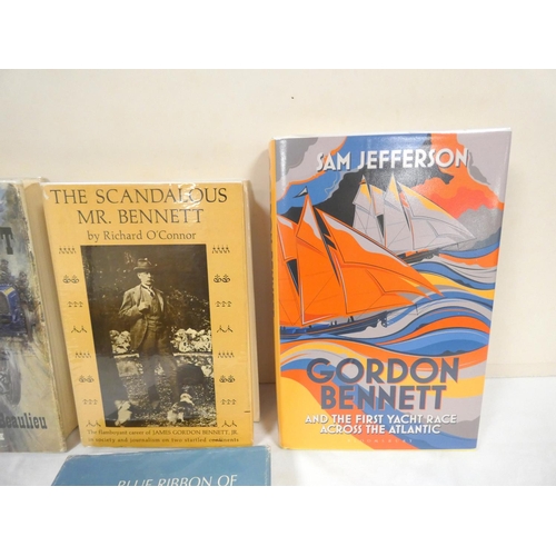 4 - BENNETT GORDON.  4 vols. in d.w's re. James Gordon Bennett.