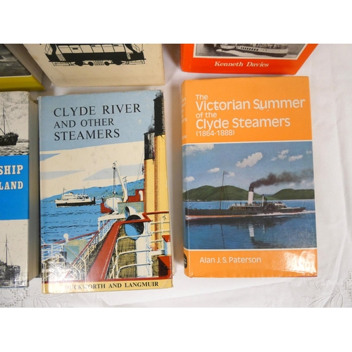 5 - Clyde Steamers.  5 various vols. in d.w's, also 1 other.  (6).