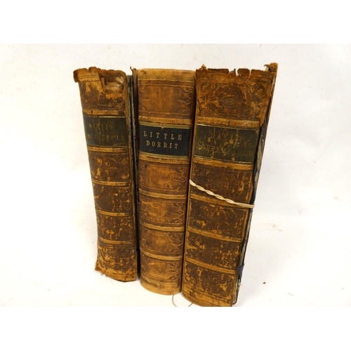 57 - DICKENS CHARLES.  Martin Chuzzlewit, 1st ed., 1844; David Copperfield, 1st ed., 1850 &... 