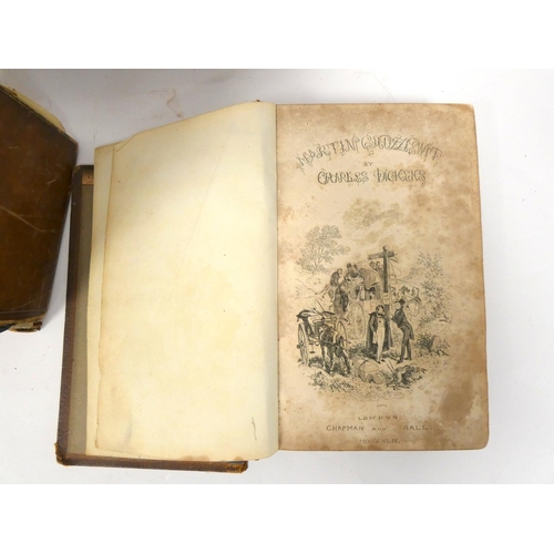 57 - DICKENS CHARLES.  Martin Chuzzlewit, 1st ed., 1844; David Copperfield, 1st ed., 1850 &... 