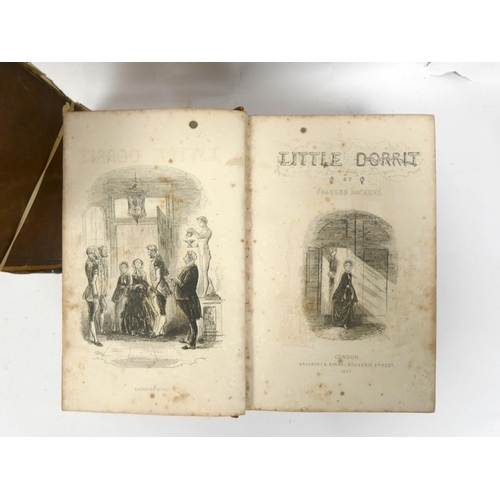 57 - DICKENS CHARLES.  Martin Chuzzlewit, 1st ed., 1844; David Copperfield, 1st ed., 1850 &... 