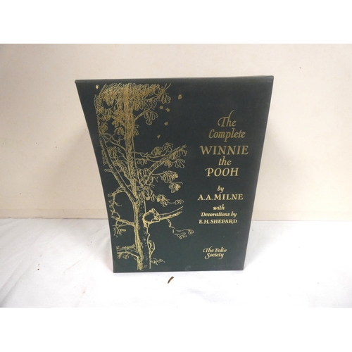 59 - FOLIO SOCIETY.  The Complete Winne the Pooh. 3 vols. in slip case.