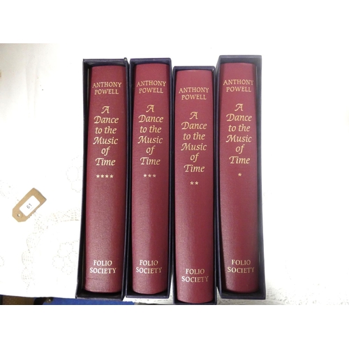 61 - FOLIO SOCIETY.  Anthony Powell, Dance to the Music of Time. 4 vols. in slip cases.