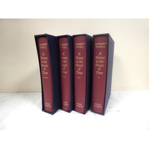 61 - FOLIO SOCIETY.  Anthony Powell, Dance to the Music of Time. 4 vols. in slip cases.