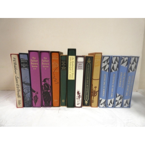 62 - FOLIO SOCIETY.  Works of F. Scott Fitzgerald. 4 vols. in slip cases (slip cases foxed); also 10 othe... 