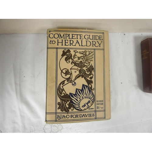 65 - CLARK HUGH.  An Introduction to Heraldry. Hand col. eng. title & plates. 12mo. Cloth, ... 